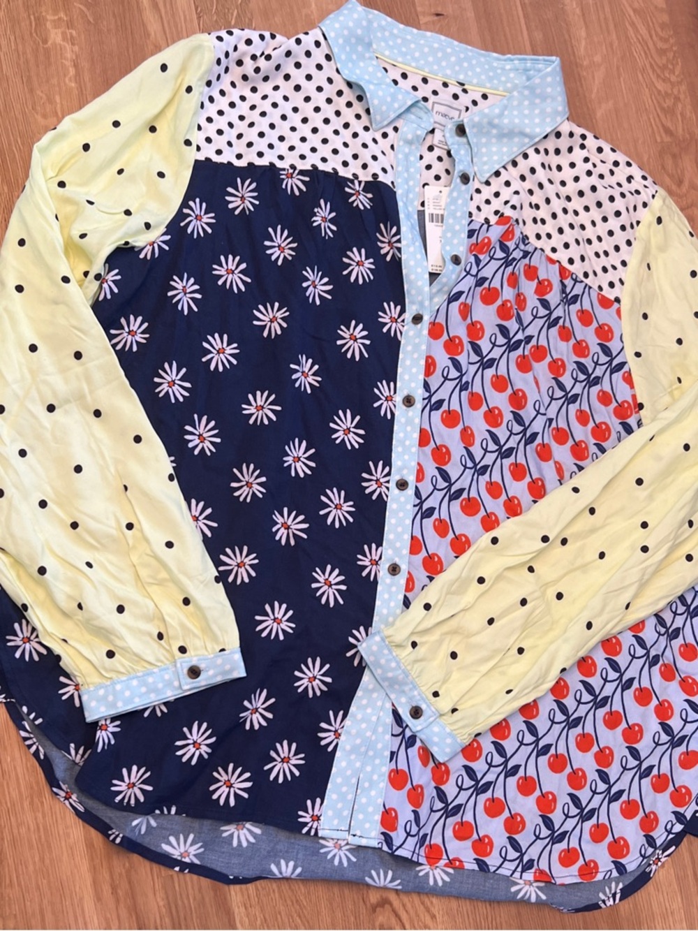 Maeve- Anthropologie Paz Contrast Button Down